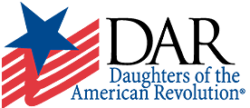 A logo for daughters of the american revolution.